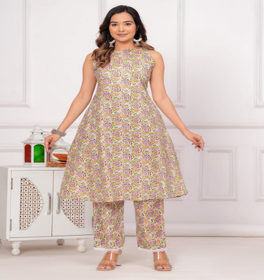 VINOD VADHWANI Women Kurta Palazzo Set