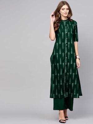 Lamba Creations Women Kurta Palazzo Set