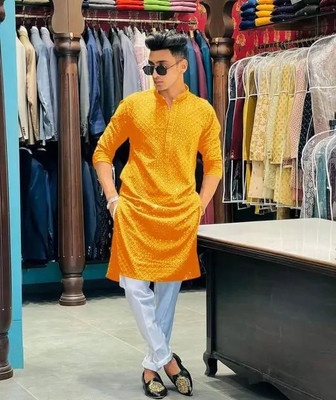 Aamish fashion Men Kurta Pyjama Set