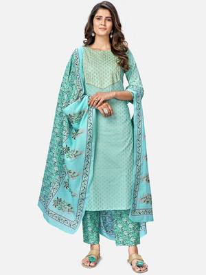 VBUYZ Women Kurta Pant Dupatta Set