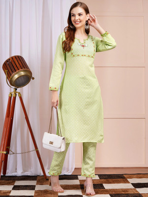 YaFex Women Kurti Pant Set