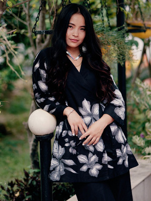 LIBAS Women Kurti Palazzo Set