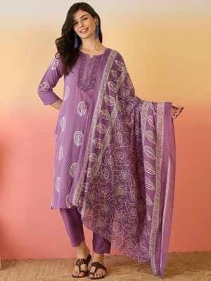 Sangria Women Kurta Pant Dupatta Set
