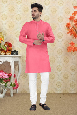 GRATITUDE ROCK Men Solid Straight Kurta(Multicolor)