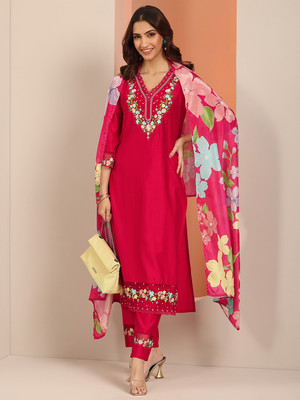 LIBAS Women Kurta Pant Dupatta Set