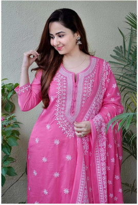 VICENTA Women Kurta Pant Dupatta Set