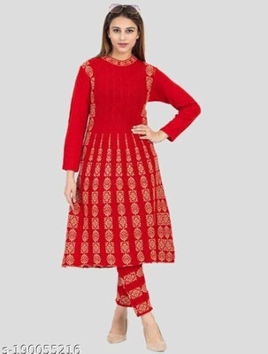 Magknit Women Kurta Pant Set