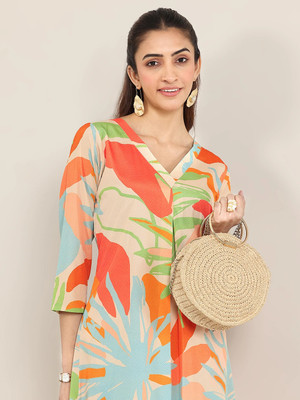 LIBAS Women Kurti Pant Set