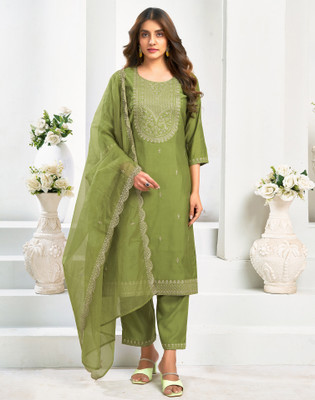 Skylee Women Kurta Pant Dupatta Set