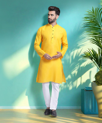 BEXARIO Men Kurta Pyjama Set