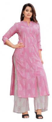 KAAYISHA Women Kurta Palazzo Set