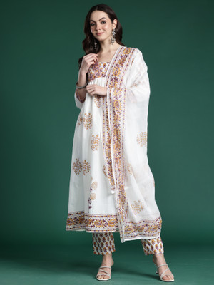 Indo Era Women Kurta Pant Dupatta Set
