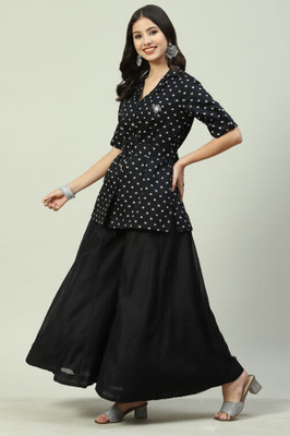 BIBA Women Kurta Sharara Set