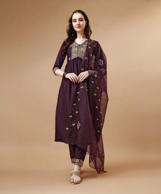 berrylicious Women Kurta Pant Dupatta Set