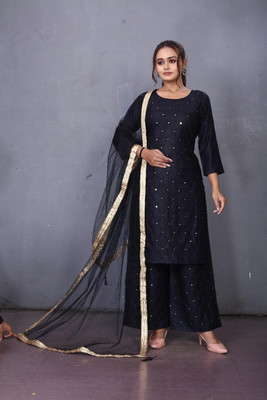 H V COLLECTION Women Kurta Pant Dupatta Set