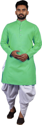 Enmozz Men Kurta Dhoti Pant Set