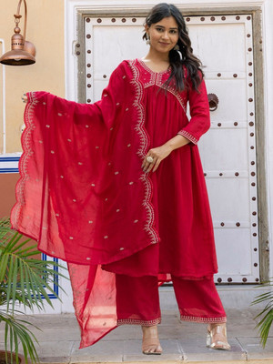 NAVLIK Women Kurta Pant Dupatta Set