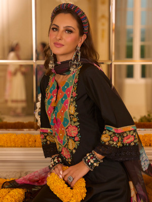 Indo Era Women Kurta Pant Dupatta Set