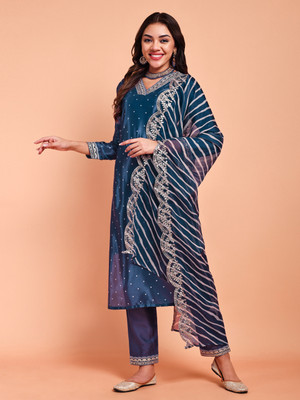 Heturaj fashion Women Kurta Pant Dupatta Set