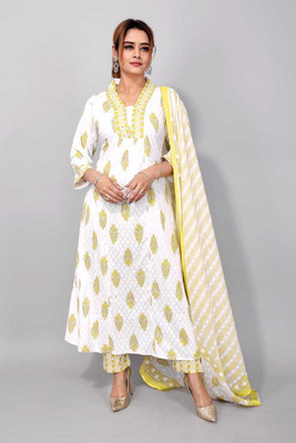 VieApparels Women Kurta Pant Dupatta Set
