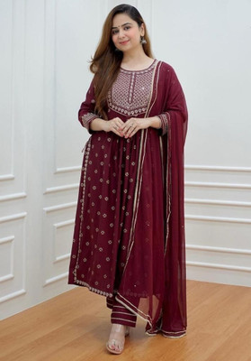 IYA Women Kurti Pant Dupatta Set