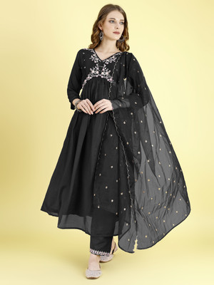 GOROLY Women Kurta Pant Dupatta Set