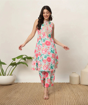 FIORRA Women Kurta Pant Set