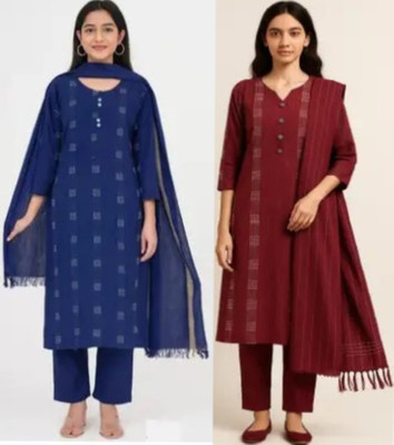 SHAH TEXTILES Women Kurta Pant Dupatta Set