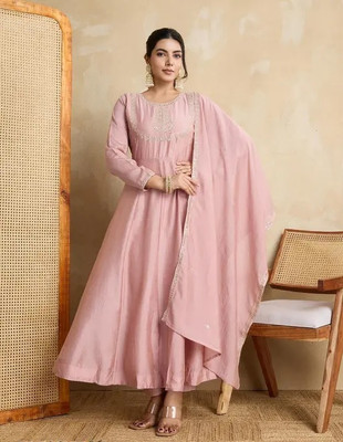 Aksharam Women Kurta Churidar Dupatta Set