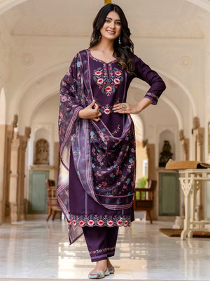 NAVLIK Women Kurta Pant Dupatta Set