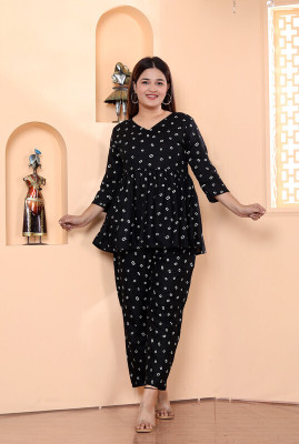 veshviti Women Ethnic Top Pant Set