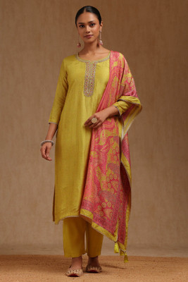 soch Women Kurta Pant Attached Dupatta Set