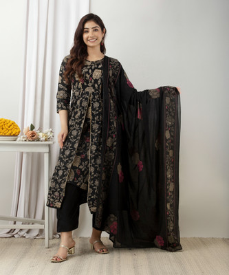 River of cloth Women Kurta Pant Dupatta Set