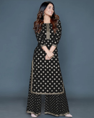 Solace Fab Women Kurta Palazzo Set