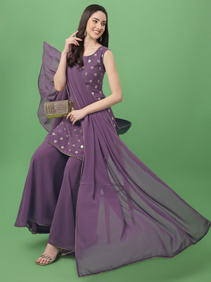 PARROT ENTERPRISE Women Kurta Sharara Dupatta Set
