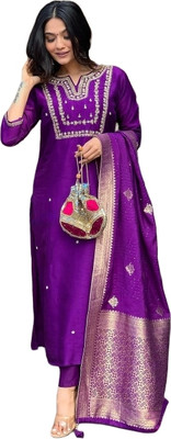 Dwiza Enterprise Women Kurta Pyjama Dupatta Set