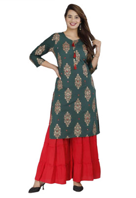 DIA TRENDS Women Kurta Sharara Set
