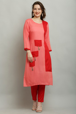 Aasma Creatives Women Kurta Pant Set