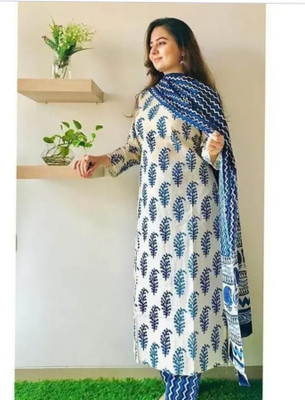 SSA Women Kurti Pant Attached Dupatta Set