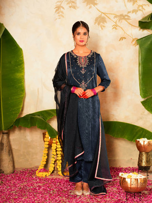 Sangria Women Kurta Pant Dupatta Set