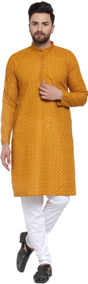 Jompers Men Kurta Churidar Set