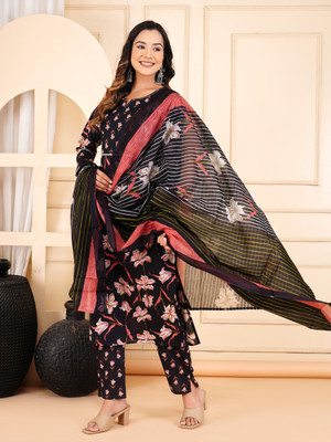 Fabista Women Kurta Pant Dupatta Set