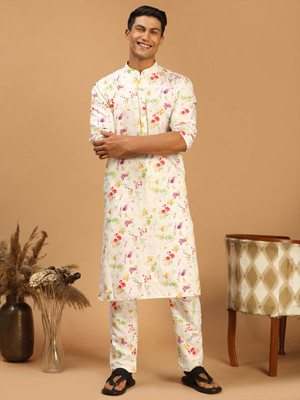 VASTRAMAY Men Kurta Pyjama Set