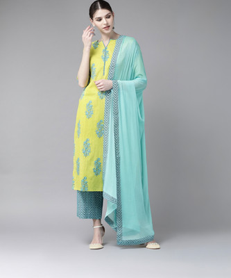 LIBAS Women Kurta Palazzo Set