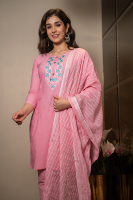 Andheriyas Enterprises Women Kurta Pant Dupatta Set