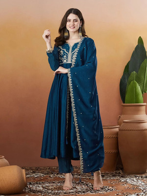 MOKOSH Women Kurta Pant Dupatta Set