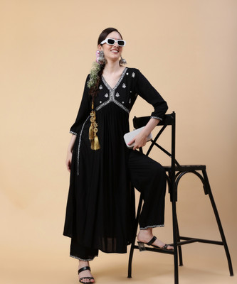 KIMAYRA Women Kurta Palazzo Set