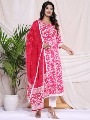 PARTHVI Women Kurta Pant Dupatta Set