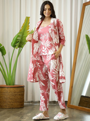 SumanHub Creation Women Ethnic Top Pant Ethnic Jacket Set