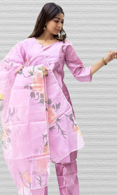 snizvi Women Kurta Pyjama Dupatta Set